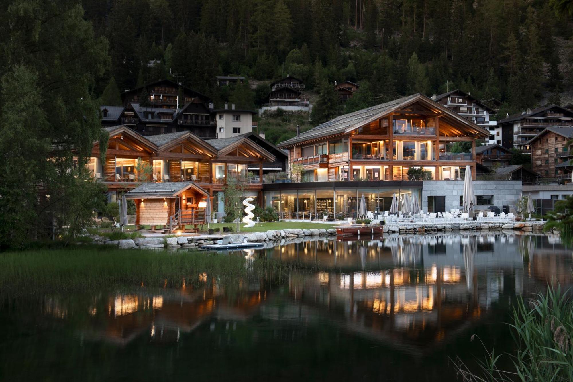 Au Club Alpin Hotell Champex-Lac Eksteriør bilde