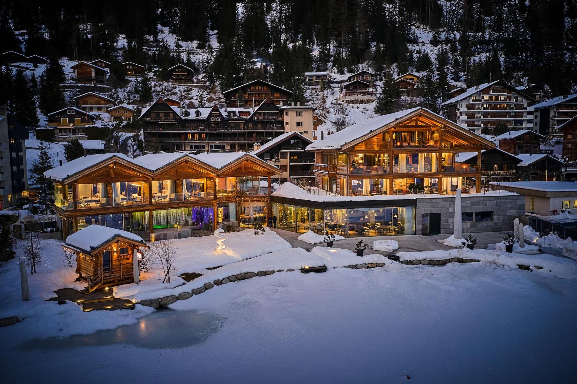Au Club Alpin Hotell Champex-Lac Eksteriør bilde